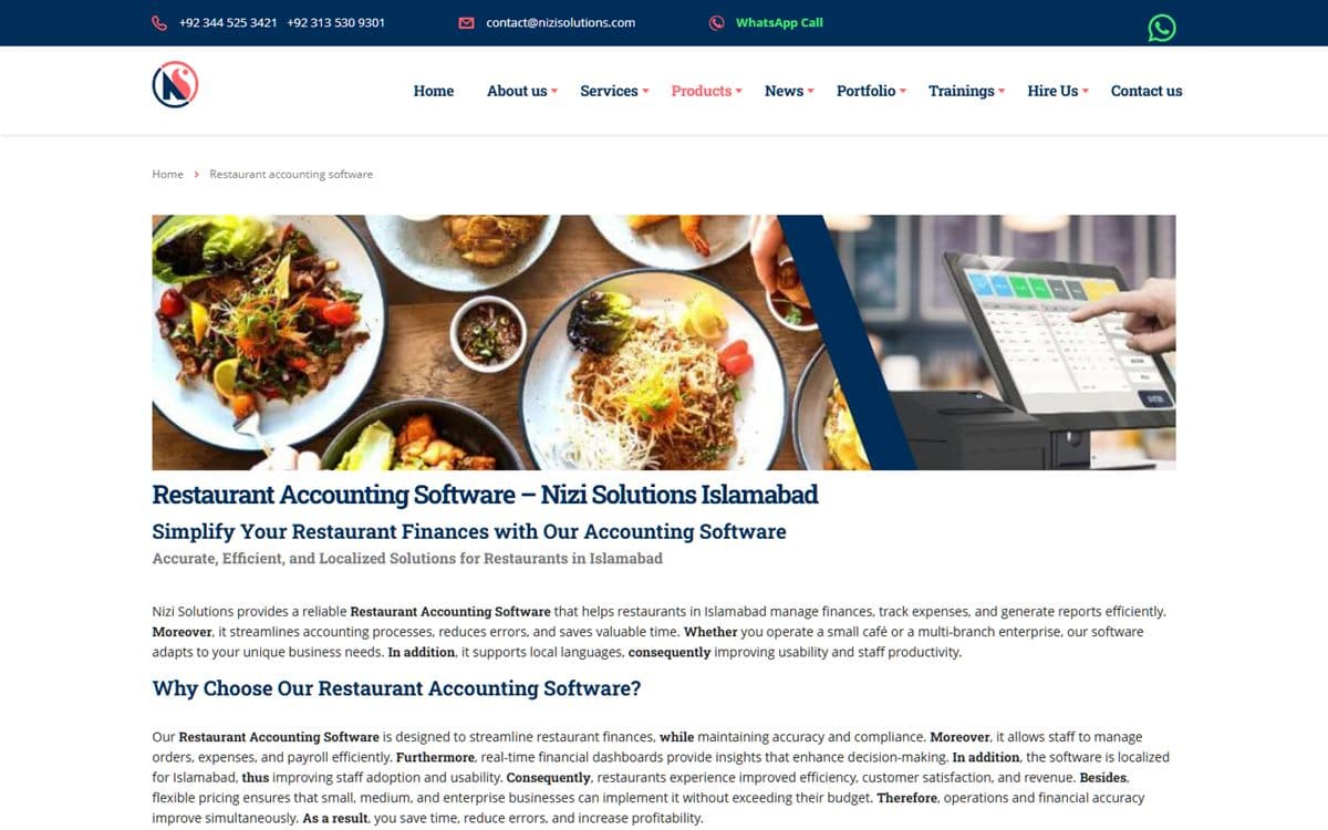 Restaurant Accounting Software